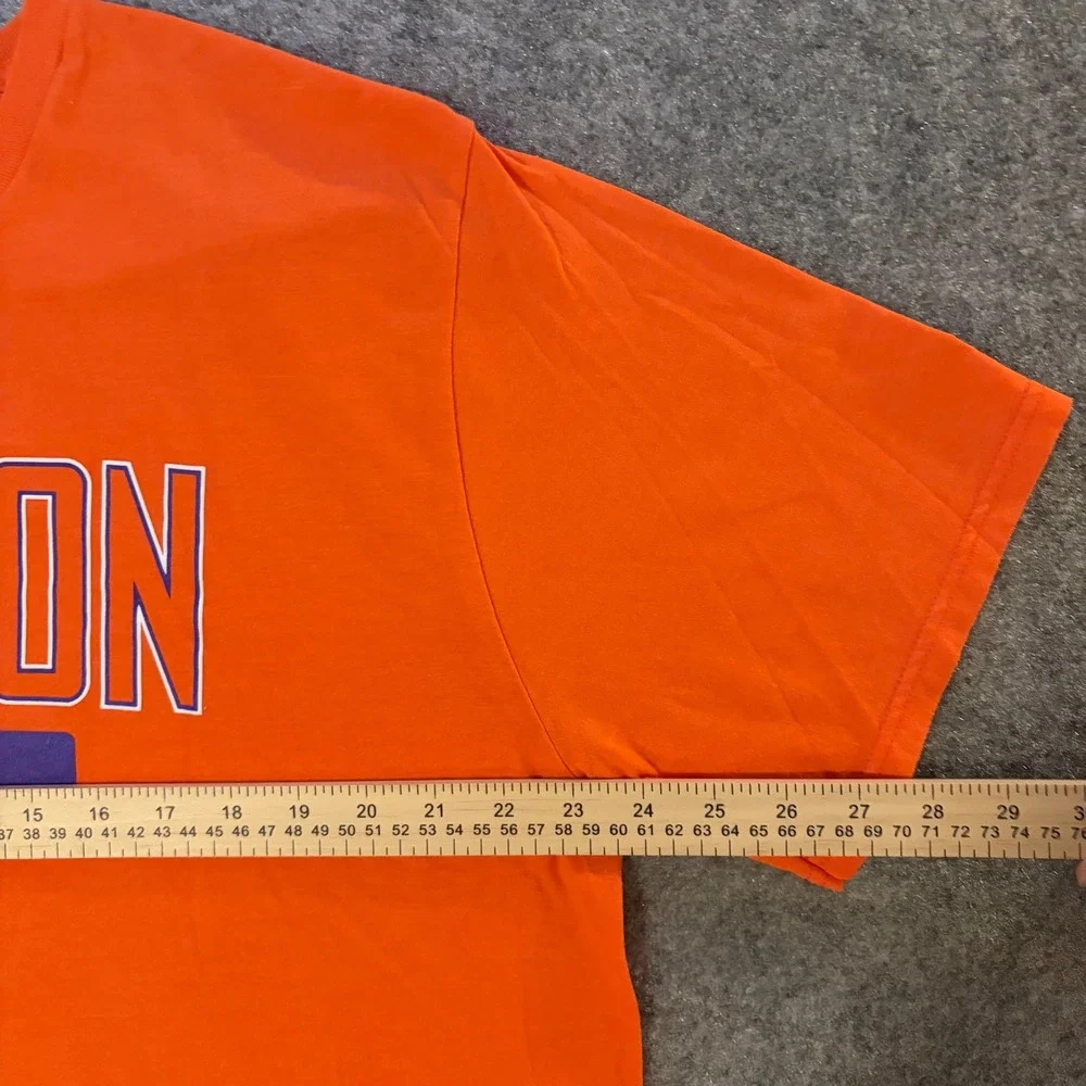 Champion Clemson Tigers Mens 2XL Orange Short Sleeve Graphic T-Shirt NCAA Sports - Picture 6 of 8